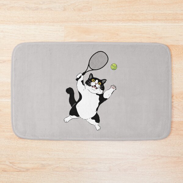 Item preview, Cat Plays Tennis designed and sold by AMERICANCHEEZ.