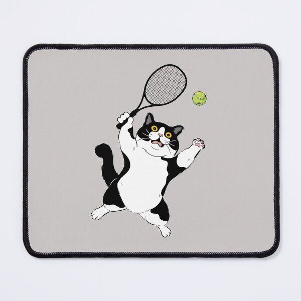 Item preview, Cat Plays Tennis designed and sold by AMERICANCHEEZ.
