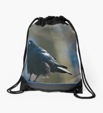 The Crow © Photography by theclayman.com / Paul Moldovanos Drawstring Bag