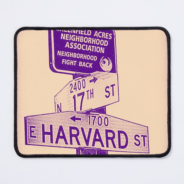 Item preview, North 17th Street & East Harvard Street, Phoenix, Arizona designed and sold by The Street Sign Store.