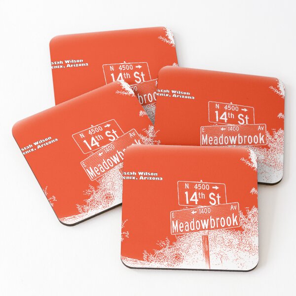 Item preview, North 14th Street & East Meadowbrook Avenue, Phoenix, Arizona designed and sold by The Street Sign Store.