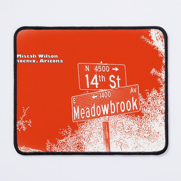 Item preview, North 14th Street & East Meadowbrook Avenue, Phoenix, Arizona designed and sold by The Street Sign Store.