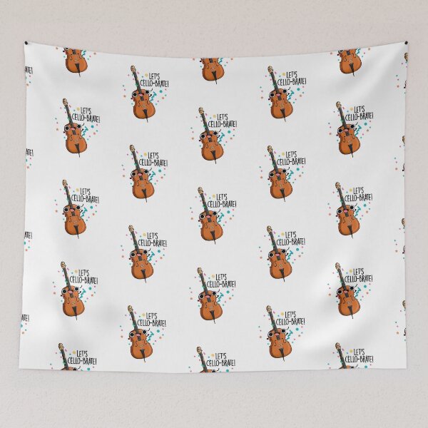 Item preview, Let's Cello-brate Funny Cello Puns   designed and sold by punnybone.