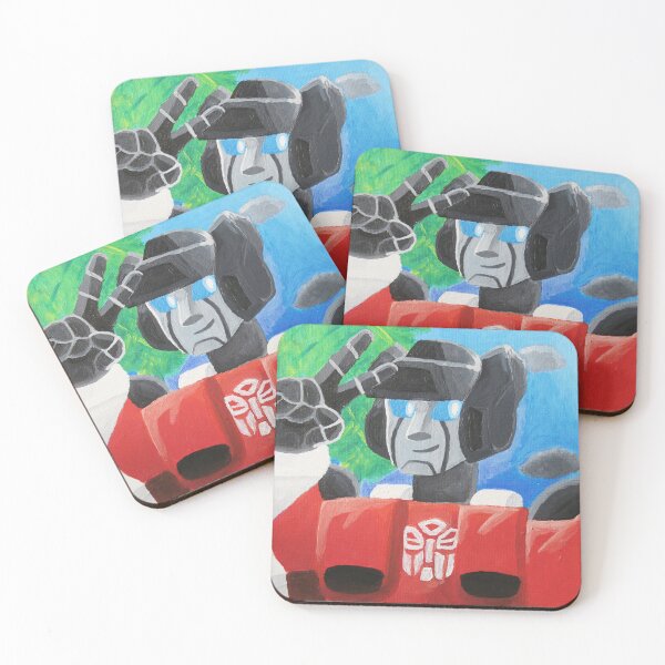 Item preview, Optimus Prime Strikes A Pose - Transformers Colorful Cute Cartoon Fan Art designed and sold by Express Yourself Artshop.