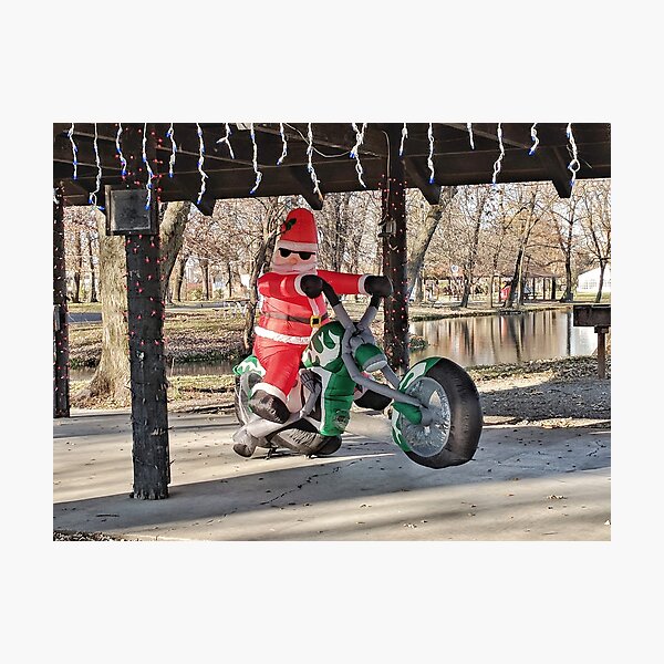 Cool Santa Photographic Print