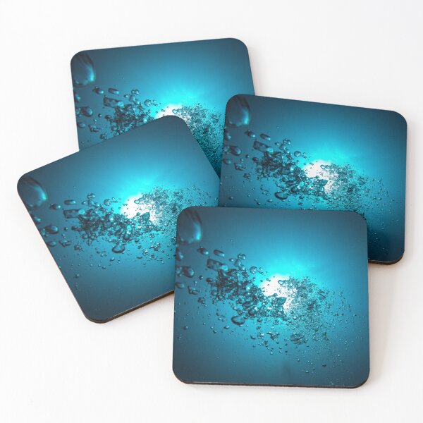 Item preview, Air bubbles in blue water  designed and sold by Trautonix.