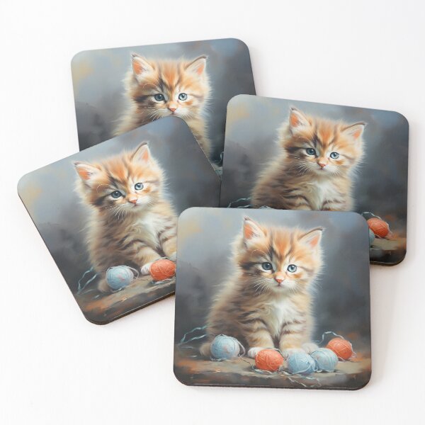 Item preview, Cute Ginger Kitten designed and sold by Red Witch Art.
