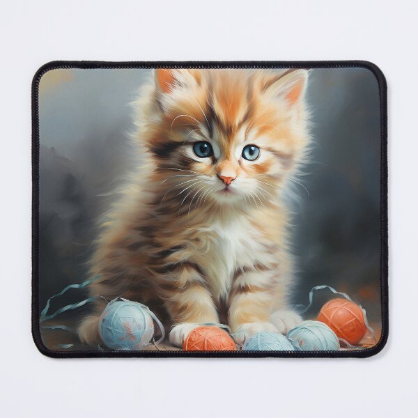 Item preview, Cute Ginger Kitten designed and sold by Red Witch Art.