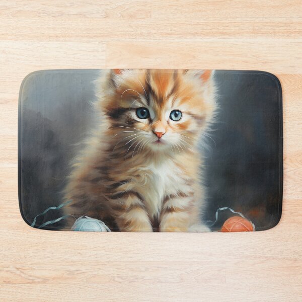 Item preview, Cute Ginger Kitten designed and sold by Red Witch Art.