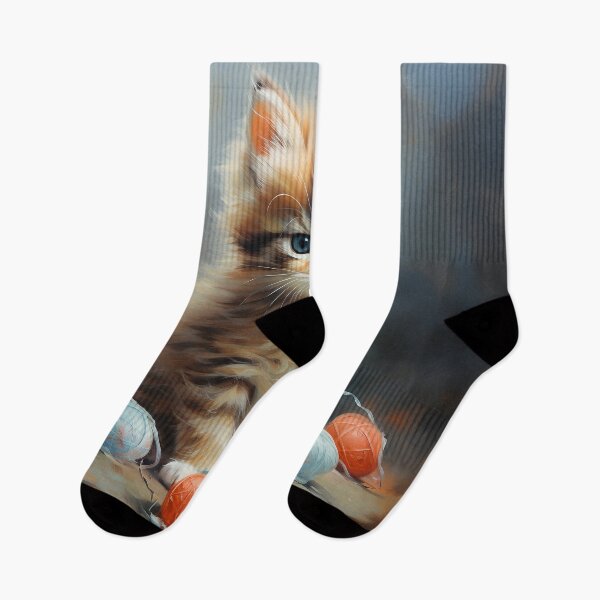 Item preview, Cute Ginger Kitten designed and sold by Red Witch Art.