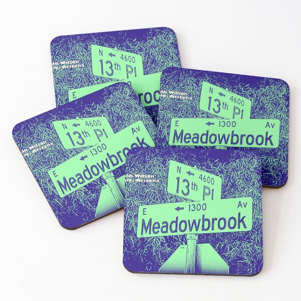 Item preview, North 13th Place & East Meadowbrook Avenue, Phoenix, Arizona designed and sold by The Street Sign Store.