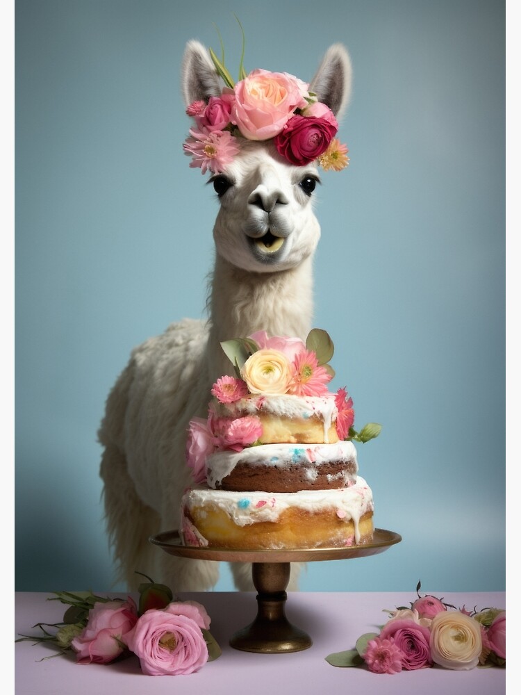 Cake tag: alpaca - CakesDecor