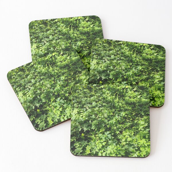 Item preview, Green summer grass and plant patch in a shady spot designed and sold by tshuki.