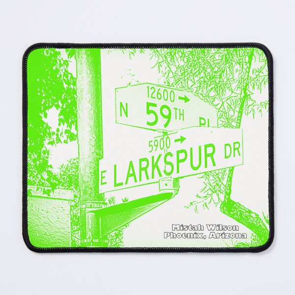 Item preview, North 59th Place & East Larkspur Drive designed and sold by The Street Sign Store.