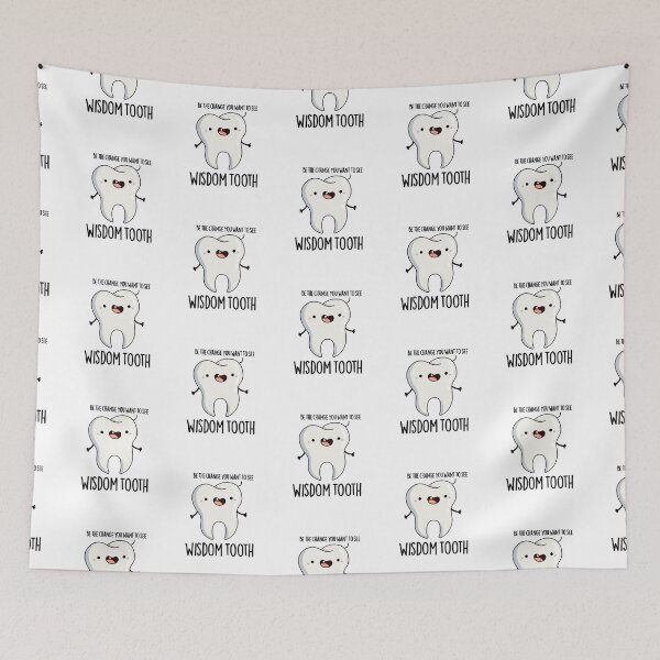 Item preview, Wisdom Tooth Funny Dental Puns   designed and sold by punnybone.