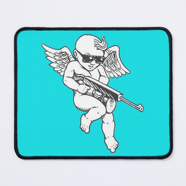 Item preview, Angel With Weapon Fitted V-Neck designed and sold by HellenGandy.