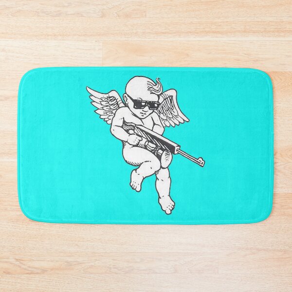 Item preview, Angel With Weapon Fitted V-Neck designed and sold by HellenGandy.