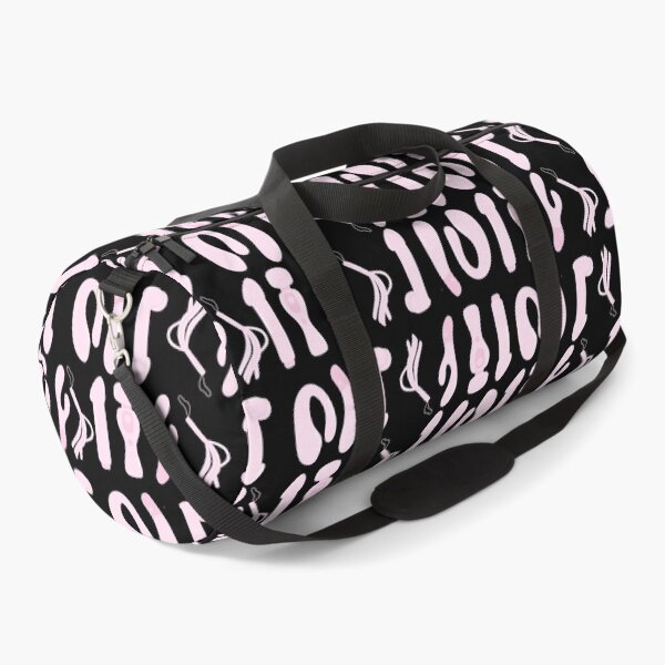 Item preview, Black and Pink Sex Toy Pattern | Vibrator, Whip, Handcuff Pattern designed and sold by KinkShoppe.