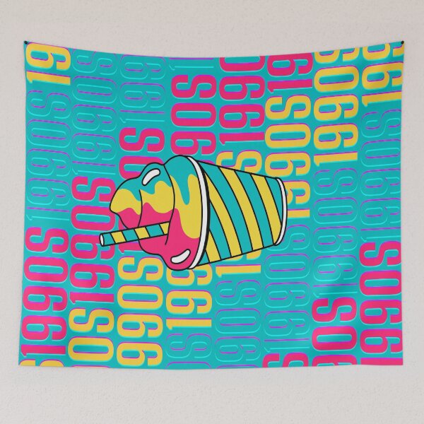 Item preview, 1990s retro design 7 - OG Blue Background designed and sold by PunjabanJatti.