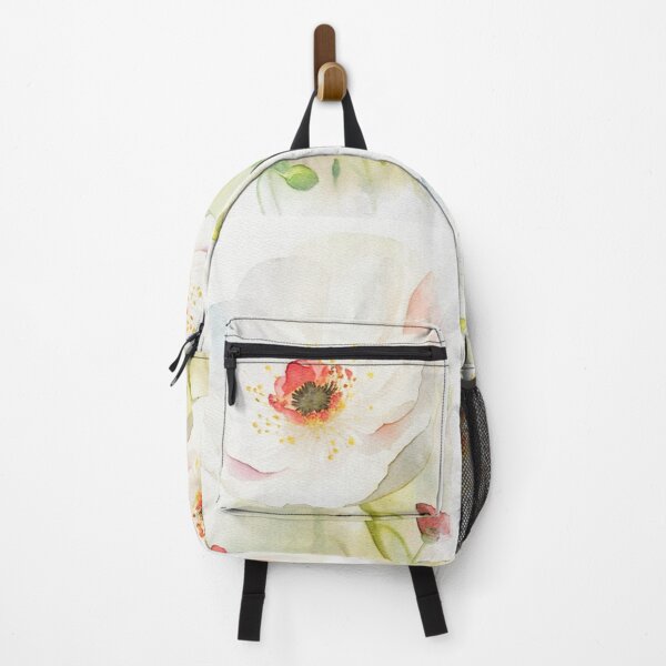 Item preview, white poppy designed and sold by camchic.