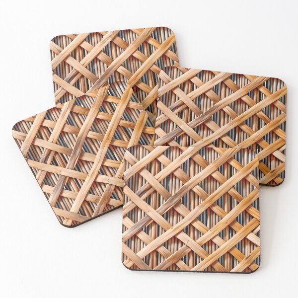 Item preview, Woven flat wooden material craft pattern handmade basket designed and sold by Rostislav Bouda.