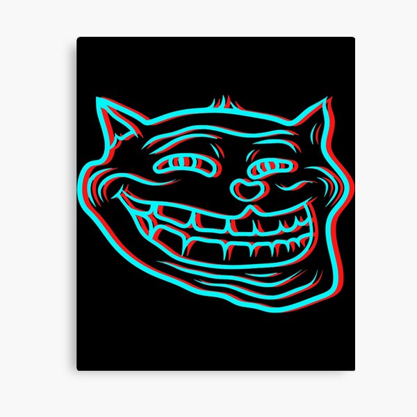 Trollface (Sourced from original MS Paint Comic PNG pulled from 4Chan  Imageboard Archive and scaled w/ nearest neighbor) (1080x1080px) :  r/MemeRestoration