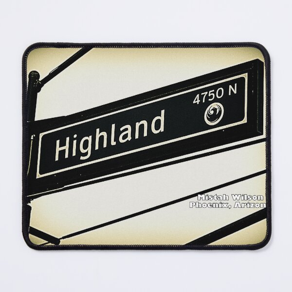 Item preview, Highland North, Phoenix, Arizona designed and sold by The Street Sign Store.