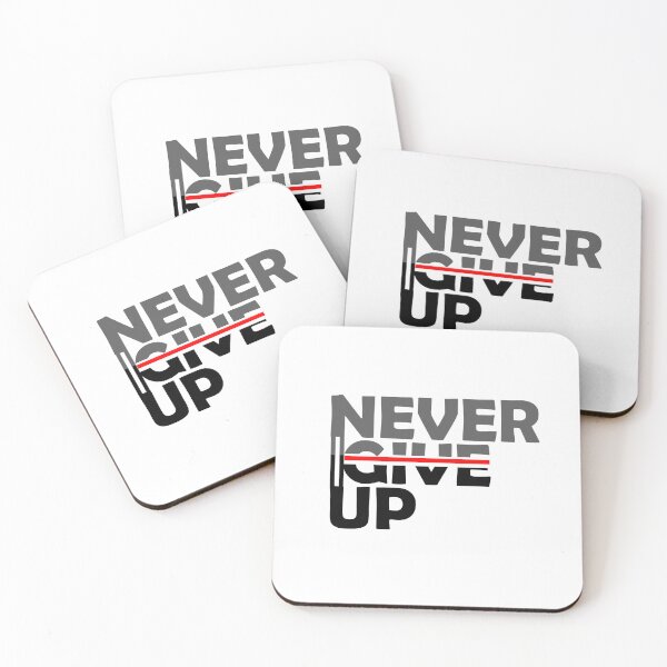 Item preview, never give up designed and sold by insof.