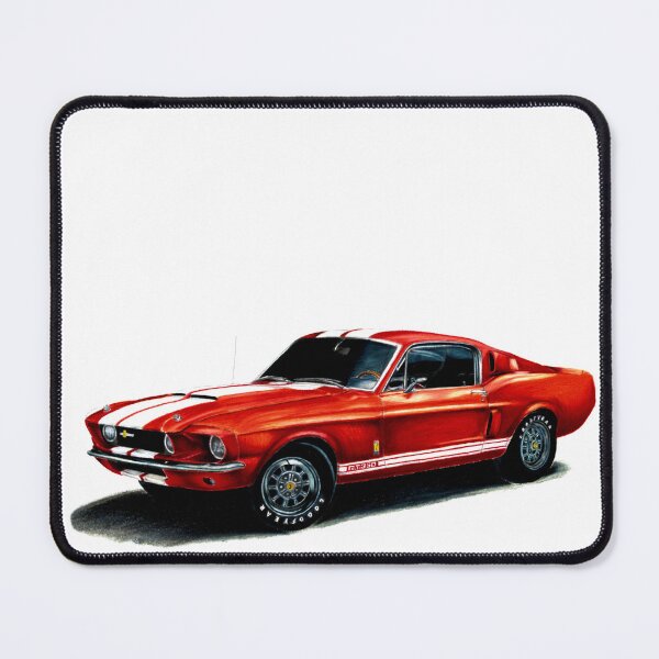 Item preview, Colored pencil drawing of Ford Mustang GT350 Shelby from 1967 designed and sold by pik-projekt.
