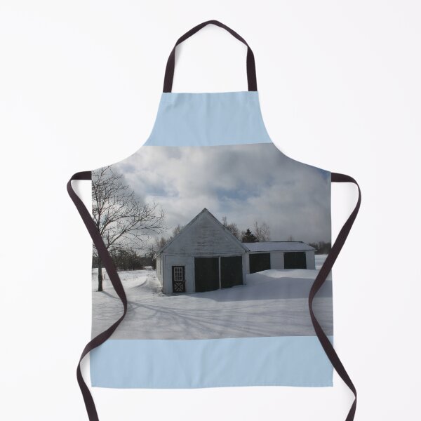 Item preview, Winter snowy country farmland landscape picture designed and sold by naturematters.
