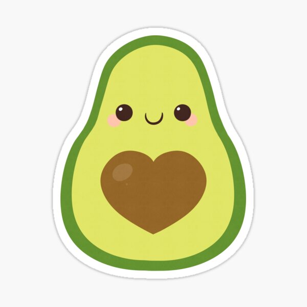Love Avocado Stickers for Sale | Redbubble