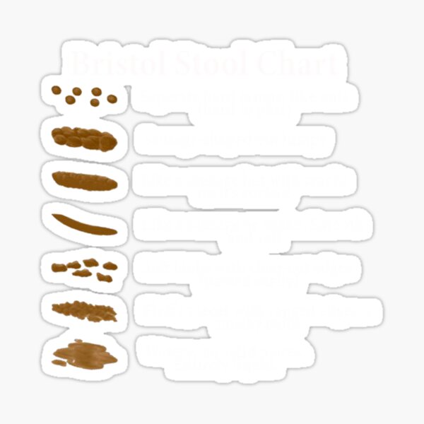 Bristol Stool Chart Stickers for Sale