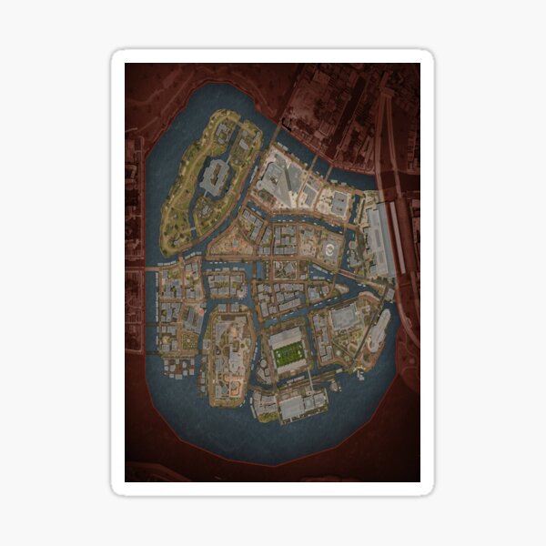 Item preview, Vondel Map - Al Mazrah Map - Ashika island Map designed and sold by jaggyboy.