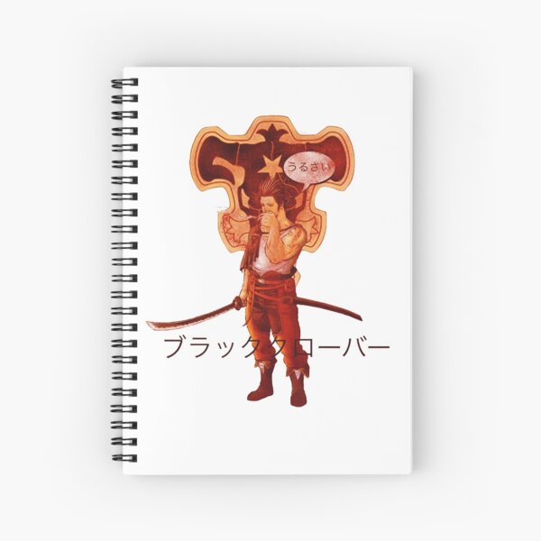 Black Clover Anime Characters Spiral Notebook by Anime Art - Fine