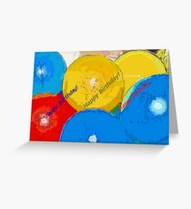 Party balloons Greeting Card