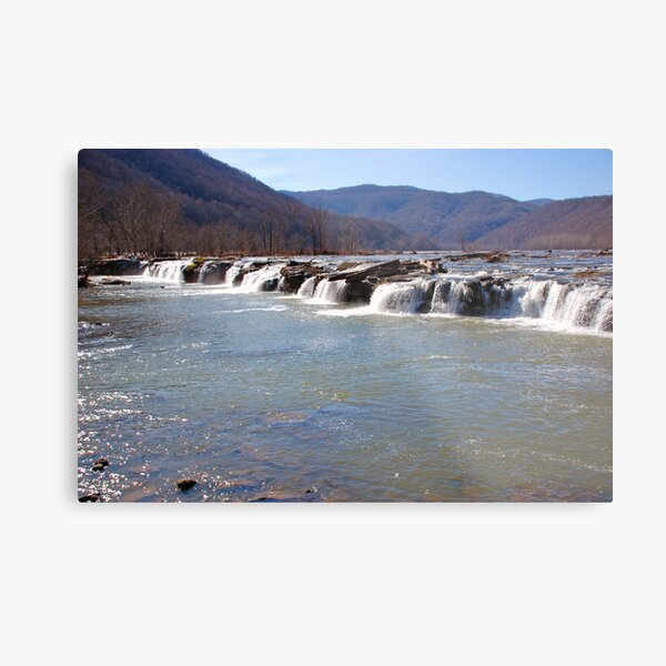 Sandstone Falls II Metal Print