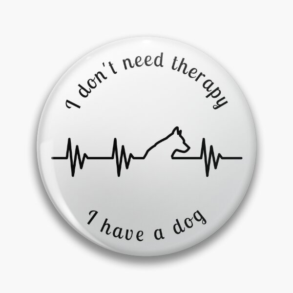 Item preview, Dog Lover Simple Design With Heartbeat designed and sold by ClovenPavn.
