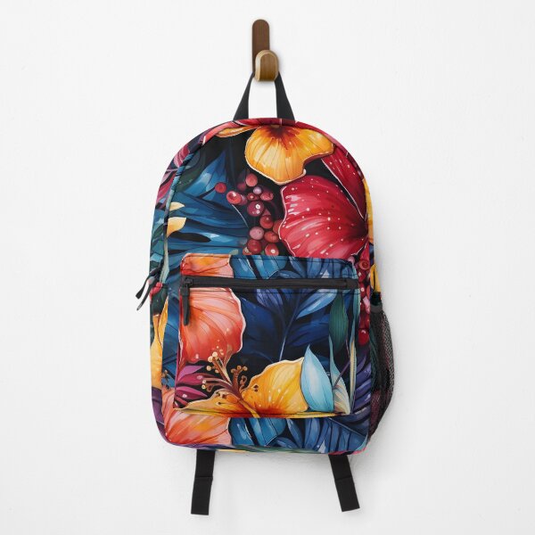 Item preview, Hibiscus Serenade: Tropical Leaves Seamless Pattern Delight designed and sold by Moo7shop.