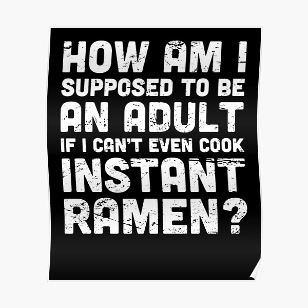 Funny Ramen Gift Poster