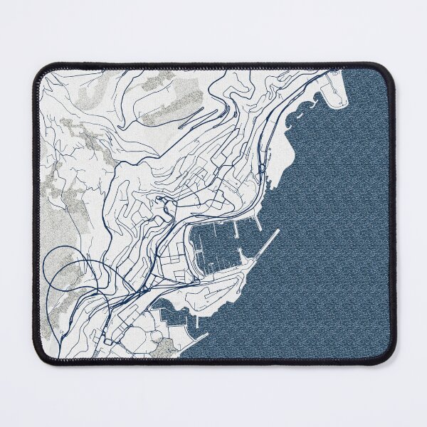 Item preview, Monaco City Map - Coastal designed and sold by deMAP.