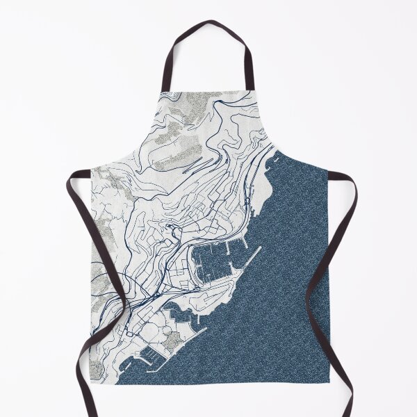 Item preview, Monaco City Map - Coastal designed and sold by deMAP.