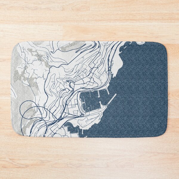Item preview, Monaco City Map - Coastal designed and sold by deMAP.