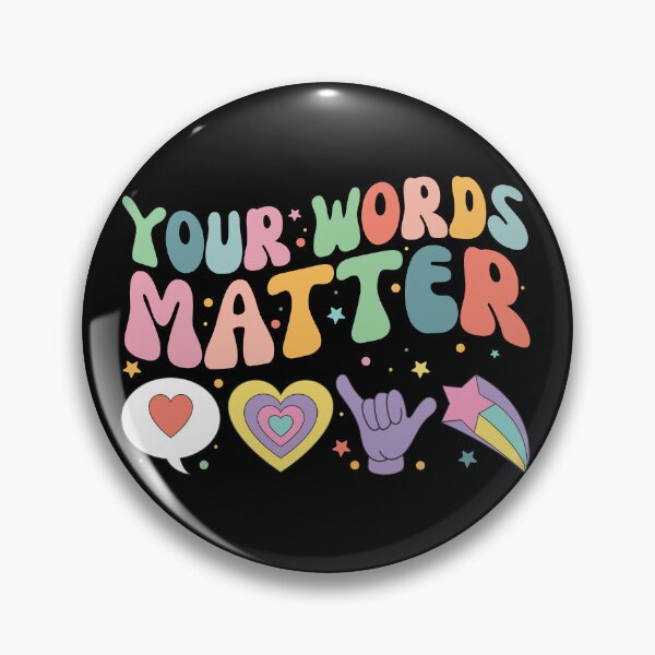 Item preview, Your Words Matter Shirt AAC SPED Teacher Inclusion Tshirt Neurodiversity Bcba Slp OT Teachers Gift Language Special Education Words Matter back to school gifts for teachers designed and sold by SouQ-Art.