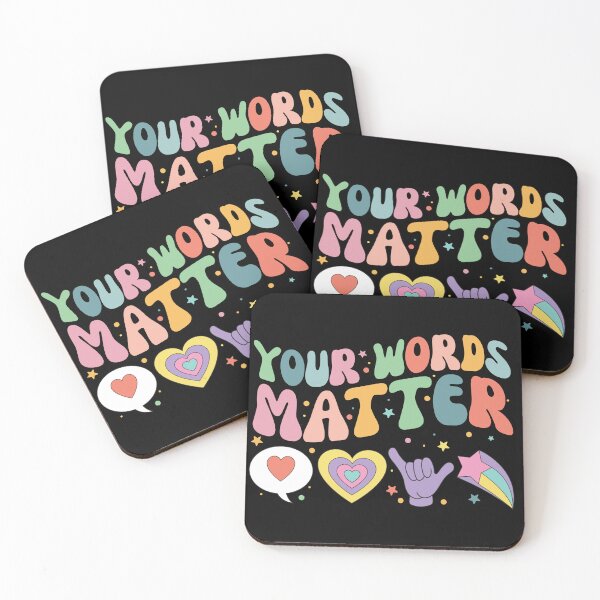Item preview, Your Words Matter Shirt AAC SPED Teacher Inclusion Tshirt Neurodiversity Bcba Slp OT Teachers Gift Language Special Education Words Matter back to school gifts for teachers designed and sold by SouQ-Art.
