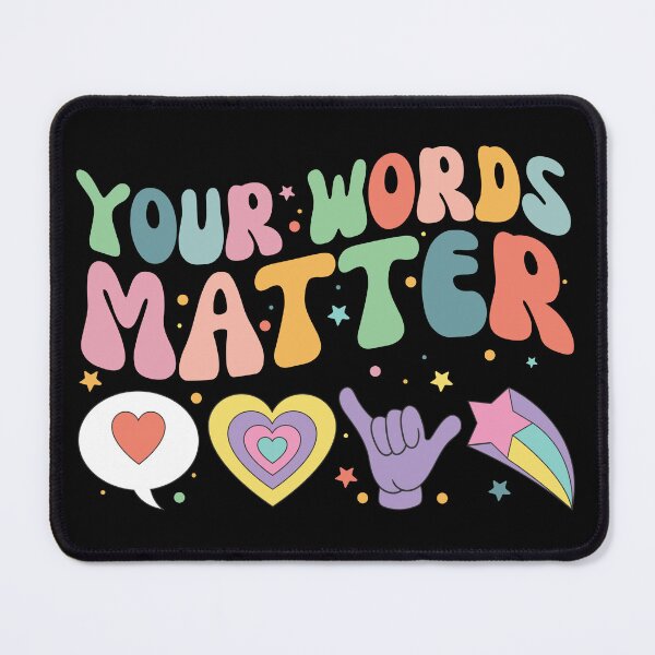 Item preview, Your Words Matter Shirt AAC SPED Teacher Inclusion Tshirt Neurodiversity Bcba Slp OT Teachers Gift Language Special Education Words Matter back to school gifts for teachers designed and sold by SouQ-Art.