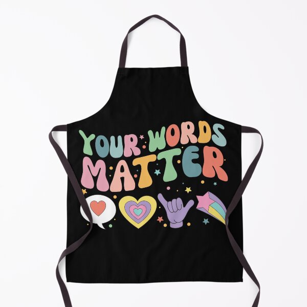 Item preview, Your Words Matter Shirt AAC SPED Teacher Inclusion Tshirt Neurodiversity Bcba Slp OT Teachers Gift Language Special Education Words Matter back to school gifts for teachers designed and sold by SouQ-Art.