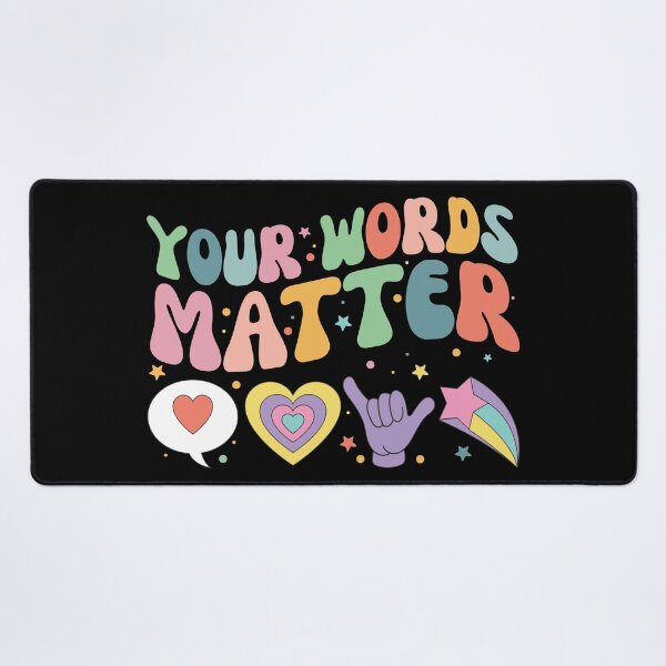 Item preview, Your Words Matter Shirt AAC SPED Teacher Inclusion Tshirt Neurodiversity Bcba Slp OT Teachers Gift Language Special Education Words Matter back to school gifts for teachers designed and sold by SouQ-Art.