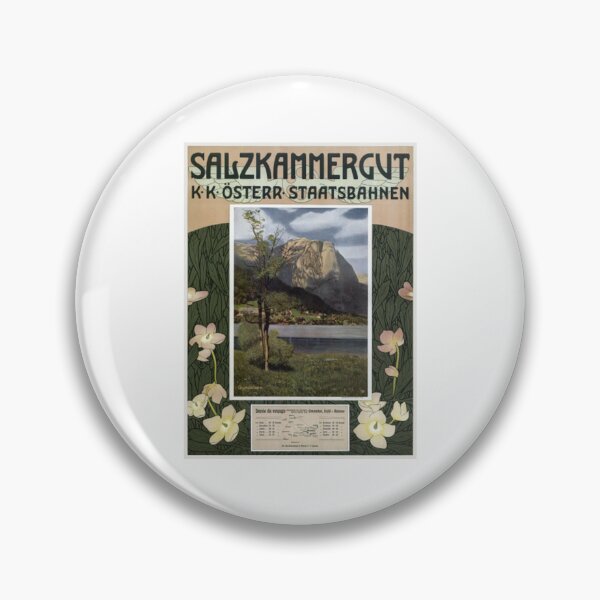 Item preview, Salzkammergut Austria Vintage Poster 1910 designed and sold by KristyGislason.