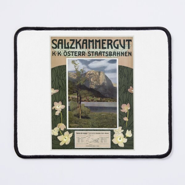 Item preview, Salzkammergut Austria Vintage Poster 1910 designed and sold by KristyGislason.