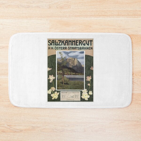 Item preview, Salzkammergut Austria Vintage Poster 1910 designed and sold by KristyGislason.